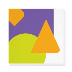 Set tablouri canvas Geometric Candy 4 bucati 50 x 50 cm